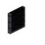 Black Archwood Flat Seat Back