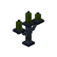 Green Iron Candelabra