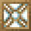 Oak Snowflake Glass Pane