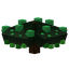Green Decorated Christmas Tree Base