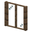 Rectangle Maple Planks Window
