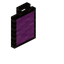 Magenta Blackwood Tall Seat Back