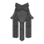 Square Gothic Base Hollow Stone