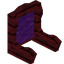 Purple Demonic Fancy Seat Back
