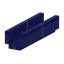 Blue Rain Gutter