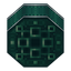 Cyan Iron Wrapped Locometal Boiler