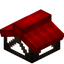 Red Top Flat Roof Block (Framed)
