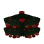 Red Decorated Christmas Tree Bottom