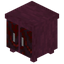 Stripped Crimson Double Wardrobe