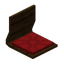 Red Floor Chair (Dark Oak)