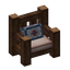 Darkwood Quilted Chair