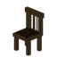 Stripped Spruce Striped Chair
