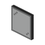 Connecting Black Stained Glass Pane