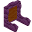 Orange Pink Bioshroom Fancy Seat Back