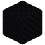 Cross Haired Black Wool