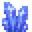 Indigo Corundum Cluster