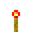 Hay Block Redstone Torch