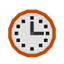 Orange Clock