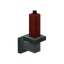 Red Silver Wall Candle