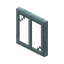 Vertical Framed Glass Pane