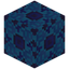Minimized Blue Glazed Terracotta