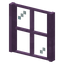 Stripped Empyreal Four Pane Window