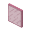 Scratched Pink Stained Glass Pane