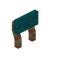 Cyan Pine Raised Seat Back