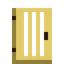 Barred Bamboo Door