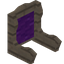 Purple Mining Fancy Seat Back