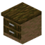 Stripped Jungle Double Drawer Counter