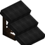 Black Flat Roof (Framed)