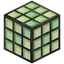 Square Lime Stained Glass