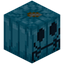 Light Blue Carved Pumpkin