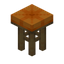 Orange Tall Stool