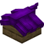 Purple Longer Top Roof Block (Oak)
