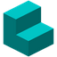 Bright Cyan AntiBlock Stair