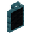 Black Blue Bioshroom Tall Seat Back