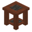 Stripped Acacia End Table