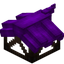 Purple Longer Top Roof Block (Framed)