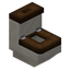 Dark Oak Toilet