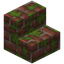 Mossy Red Brick Stairs