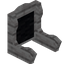 Black White Mangrove Fancy Seat Back