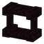 Nether Brick Gothic Window