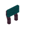 Cyan Mahogany Raised Seat Back