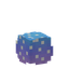 Blue and Purple with Dots Easter Egg