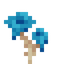 Cyan Shimmering Mushroom