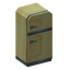 Yellow Retro Fridge