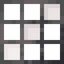Square White Stained Glass Pane
