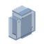 Light Blue Glass Wall